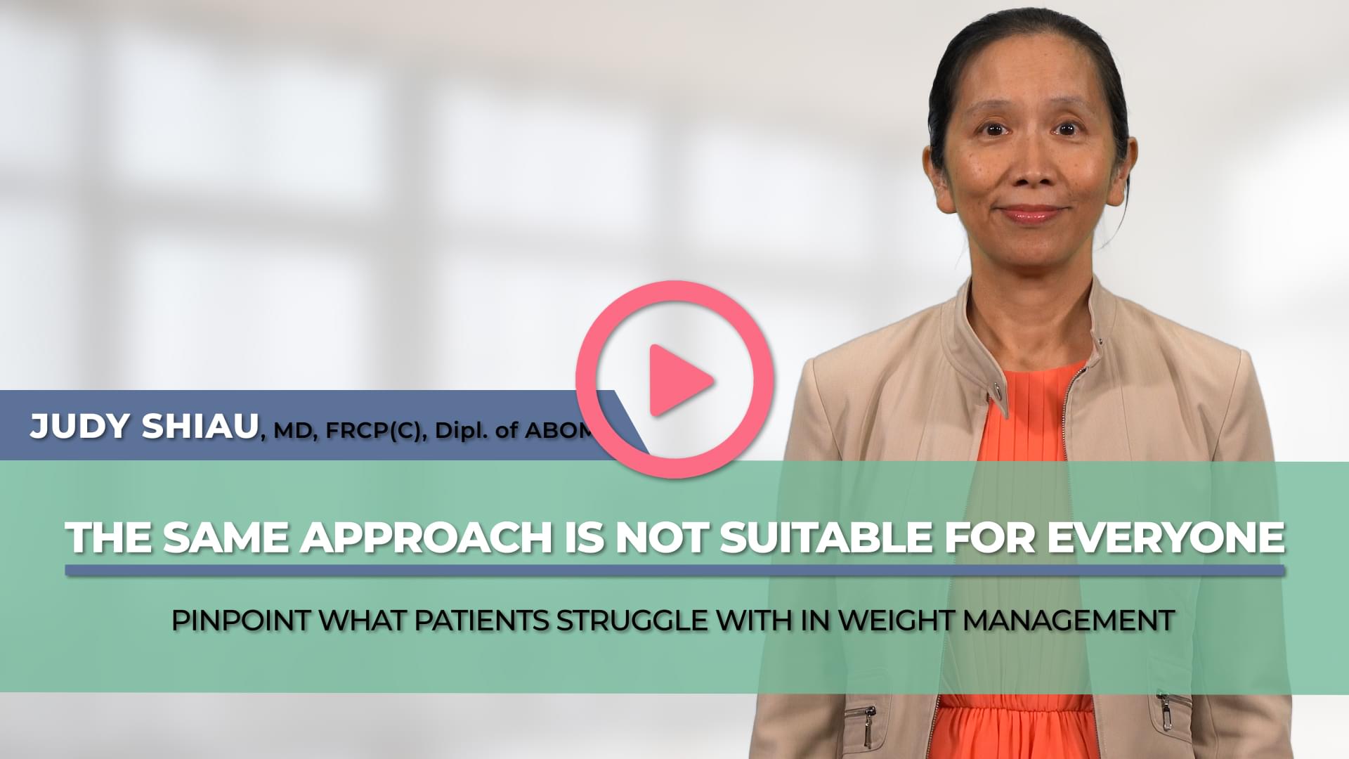 The Same Approach is Not Suitable for Everyone - Dr. Shiau