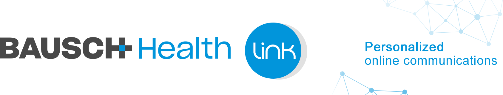 Logo Bausch Health Link, Personalized online communications